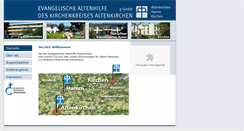 Desktop Screenshot of ev-altenhilfe-ak.de