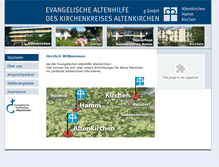 Tablet Screenshot of ev-altenhilfe-ak.de